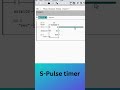 How to work S-Pulse timer in Siemens PLC