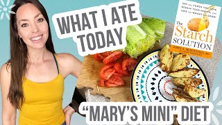 Mary's Mini Diet | Full Day Of Eating | Day 1 | The Starch Solution