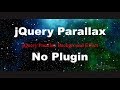 Parallax Animation Effect Using  jQuery | Custom Parallax Effect with jQuery