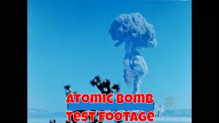 USA ATOMIC BOMB TEST FOOTAGE   OPERATION CROSSROADS  SUNBEAM NEVADA NUCLEAR TEST SITE  XD31141
