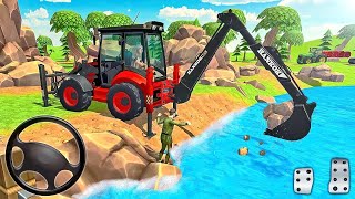 Village JCB Excavator Simulator - Offroad Construction Games 2023 - Android Gameplay iOS part 1