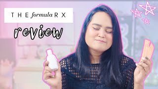 THE FORMULA RX REVIEW | VITAMIN C SERUM, BARRIER CREAM, PHA TONER | MAITRAYEE HALDER