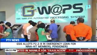 GSIS allots P2.2-B in emergency loan for #NinaPH-hit members, pensioners