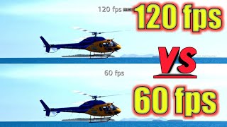 60 fps vs 120 fps  Comparison - LG High Frame Rate