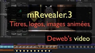 mRevealer3, 50 modèles de titres pour FCPX