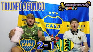 | REACCIONES DE HINCHAS | BOCA JUNIORS 2 VS ALDOSIVI 1