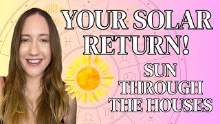 YOUR SOLAR RETURN! - SUN THROUGH THE HOUSES!