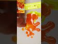 简笔画 秋天树简笔画 用手指作画 水彩画 autumn tree painting draw with finger watercolour landscape shorts