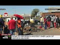 Disgruntled Soweto residents blockade roads with burning tyres