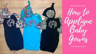 How to Applique a Baby Gown | Ricoma Embroidery Machine | Thread Breaking | Working in my Etsy Shop