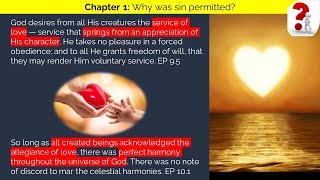 01 From Eternity Past - Why Was Sin Permitted?