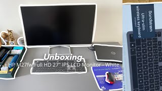 Unboxing the HP M27fw Full HD 27\