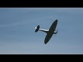 P 51D Mustang and Spitfire Mk Vc at the Festival of Flight Air Show Old Warden 2024