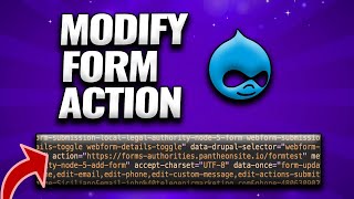 How to Modify Drupal Form Action