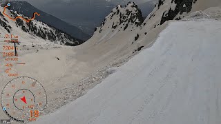 [4K] Skiing Les Marécottes, When Saharan desert dust meets the Alps, Valais Switzerland GoPro HERO10
