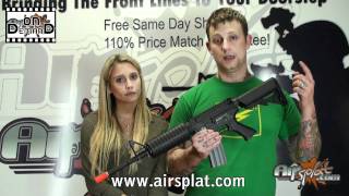 AirSplat OD - Deep Fire M4 Silver Series 1 Airsoft Gun Review Ep 63