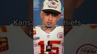 Kansas City Chiefs he’s coming back