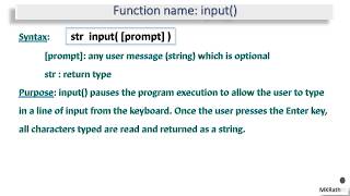Python 3.x Console Input Output part1