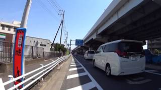 【自転車車載】越谷市袋山付近～国道4号～廣橋～越谷北高校前～国道4号大泊交差点(2019/05/26)