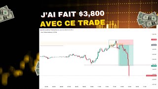 Comment j’ai fait $3,800 sur mon compte funded avec ce seul trade.