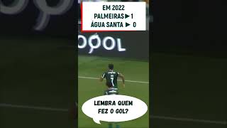 🤩FOI GOL DELE! EM 2022: PALMEIRAS 1x0 ÁGUA SANTA