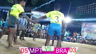 MPT MANIYAMPATTU VS BRA THIRUMALPUR  QF MATCH AT BRA THIRUMALPUR