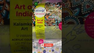 Let's unbox this fevicryl kalamkari art kit🎭,#artof India ,#unboxing,#தமிழில் #kalamkari,#shorts