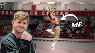 The Day Tara Davis Became The Best Jumper in The World | Track Meet Vlog |