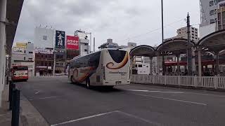 四国高速バス　三菱ふそう・エアロエース　2976  高松駅行き　松山市駅発車