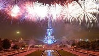 Paris Fuochi D'artificio Alla Tour Eiffel Festa nazionale Luglio 2015 2 parte