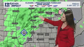 13 ON YOUR SIDE Forecast: Mild Through The Weekend; Periodic Rain