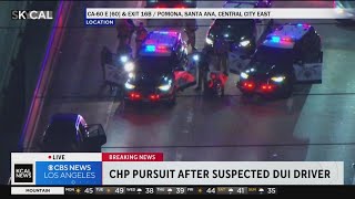 Suspected DUI driver arrested after high-speed chase in South LA