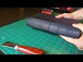 1599 geneva bible rebind in navy blue goatskin leather with red page dye