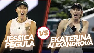 The First Encounter: Jessica Pegula vs Ekaterina Alexandrova