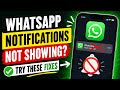 WhatsApp Notifications not Showing? Try these Fixes