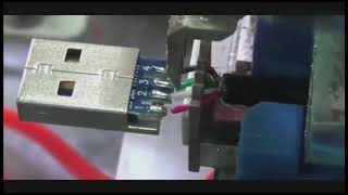 USB data cable solder machine