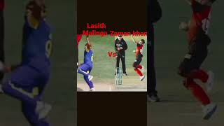 LASITH MALINGA VS ZAMAN KHAN'S BOWLING ACTION| Slow Motion