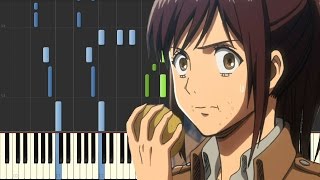 Attack on Titan Season 2 OP Full - Shinzou wo Sasageyo!/心臓を捧げよ！ (piano)