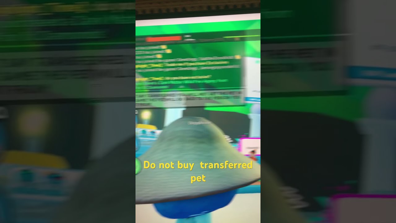 Do not buy pets that say Transferred    (#Pet simulator X)