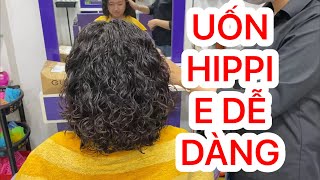 HƯỚNG DẪN UỐN HIPPIE- UỐN XÙ MÌ CHI TIẾT CHO CÁC BẠN MỚI VÀO NGHỀ_ NGỌC TÓC