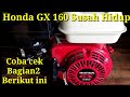 Honda GX 160 hard to live. understand the problem.