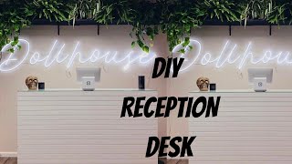 Diy Reception Desk For That Low Low