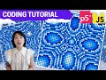 p5.js Coding Tutorial | Snowflakes
