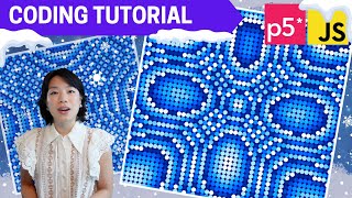 p5.js Coding Tutorial | Snowflakes