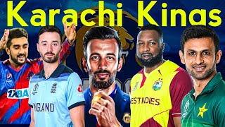 Karachi kings complete squad for psl 9 | kk team Pakistan super league 2024 | psl all teams #kk #psl