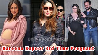 3rd Time Pregnant Kareena Kapoor Massive Baby Bump