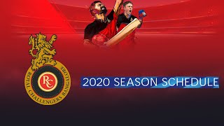IPL 2020 RCB Team Schedule |  UAE IPL 2020 RCB Match Fixtures, Venue And Time