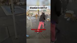 Homeless man ATTACKS ME 😳