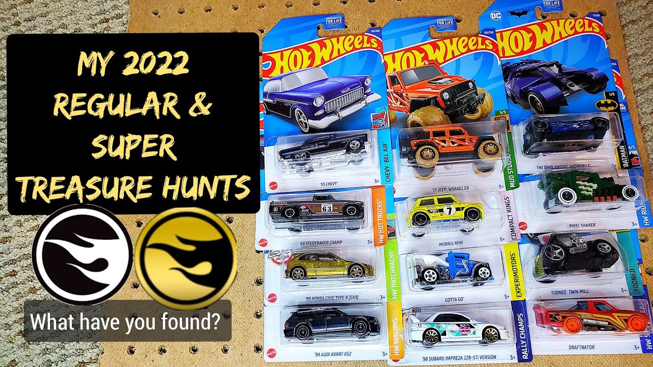 Hot Wheels Super & Regular Treasure Hunts Of 2022 - YouTube