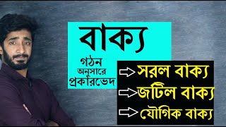 Gothon onusare bakker srenibivag | Sorol bakko | Jotil bakko | Jowgik bakko | সরল জটিল যৌগিক বাক্য |